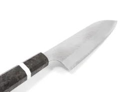 ORYOKI Santokumesser*Allzweckmesser SPG2 Migaki Tsuchime Santoku 180, Birke