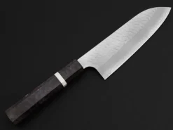 ORYOKI Santokumesser*Allzweckmesser SPG2 Migaki Tsuchime Santoku 180, Birke