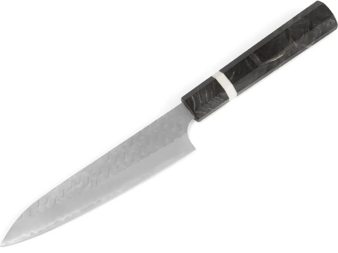 ORYOKI Petty Messer*Allzweckmesser SPG2 Migaki Tsuchime Petty 150, Birke