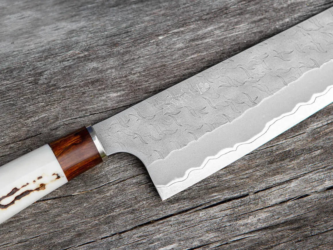 ORYOKI Gyuto Messer*AS Kiritsuke Gyuto 240 Tsuchime, Kadzuno-gara