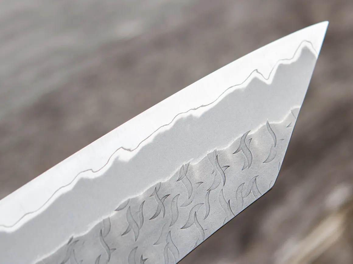 ORYOKI Gyuto Messer*AS Kiritsuke Gyuto 240 Tsuchime, Kadzuno-gara
