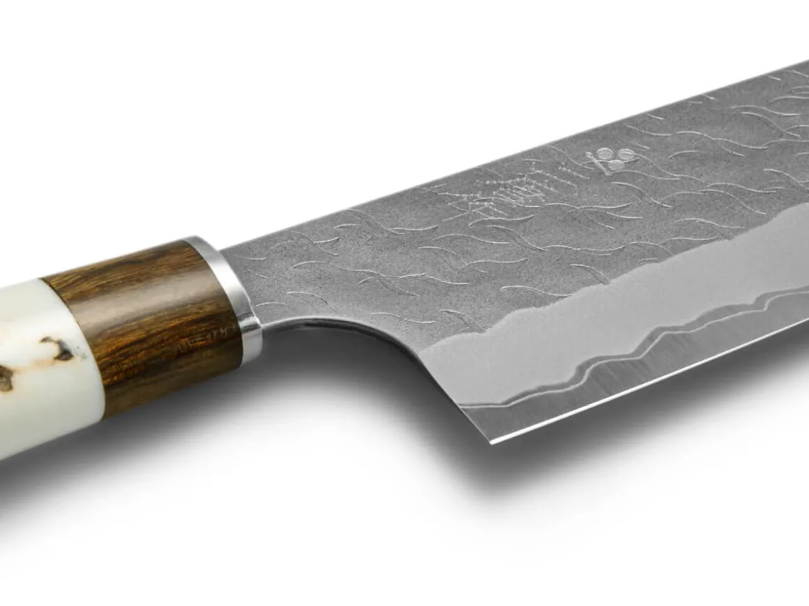 ORYOKI Gyuto Messer*AS Kiritsuke Gyuto 240 Tsuchime, Kadzuno-gara