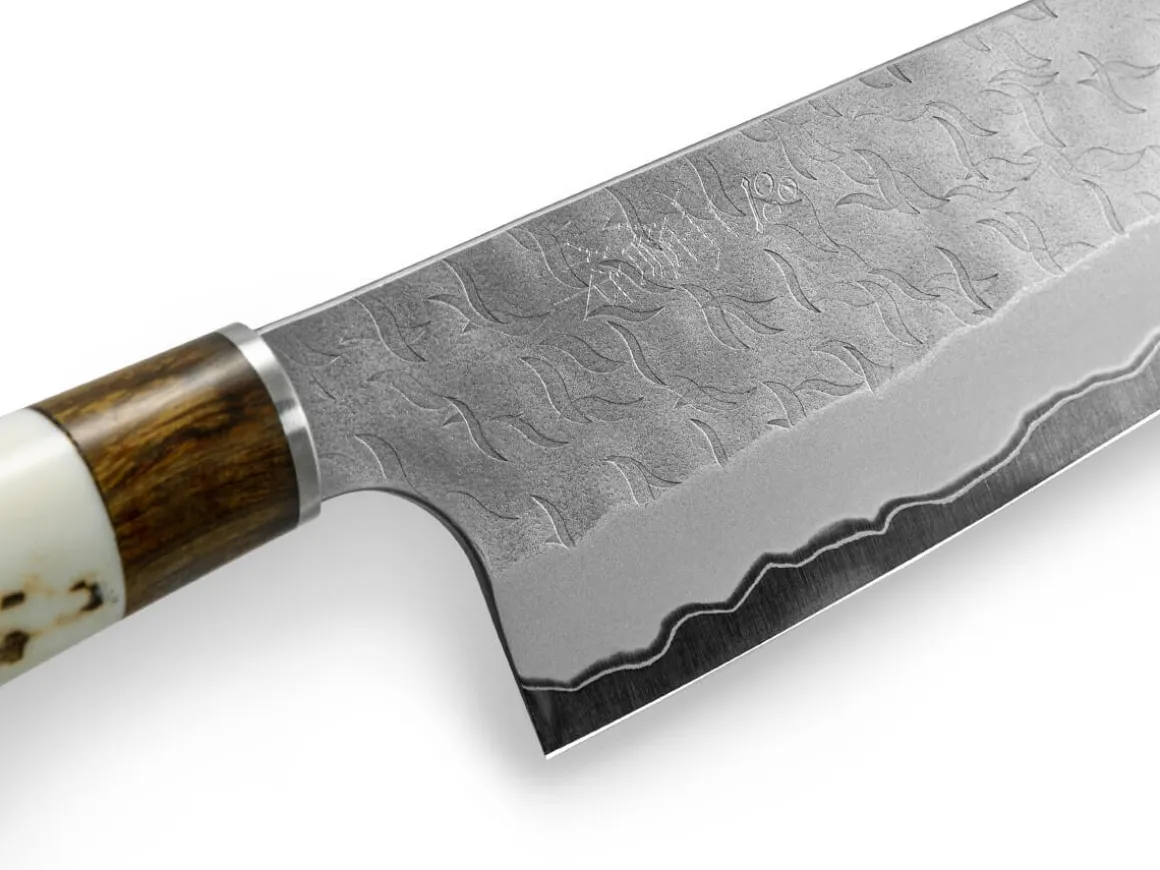 ORYOKI Gyuto Messer*AS Kiritsuke Gyuto 240 Tsuchime, Kadzuno-gara