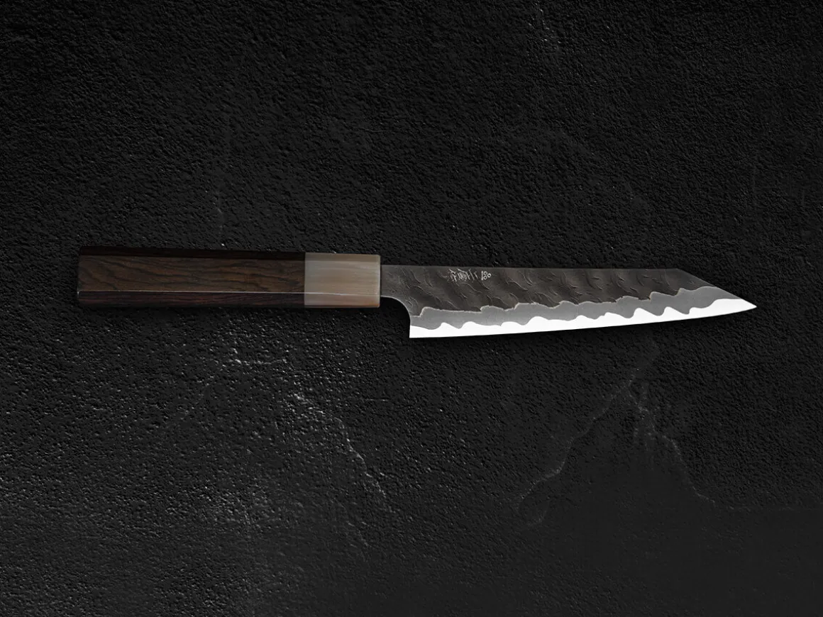 ORYOKI Petty Messer*AS Petty Kiritsuke Tsuchime 150, Ebony Handle