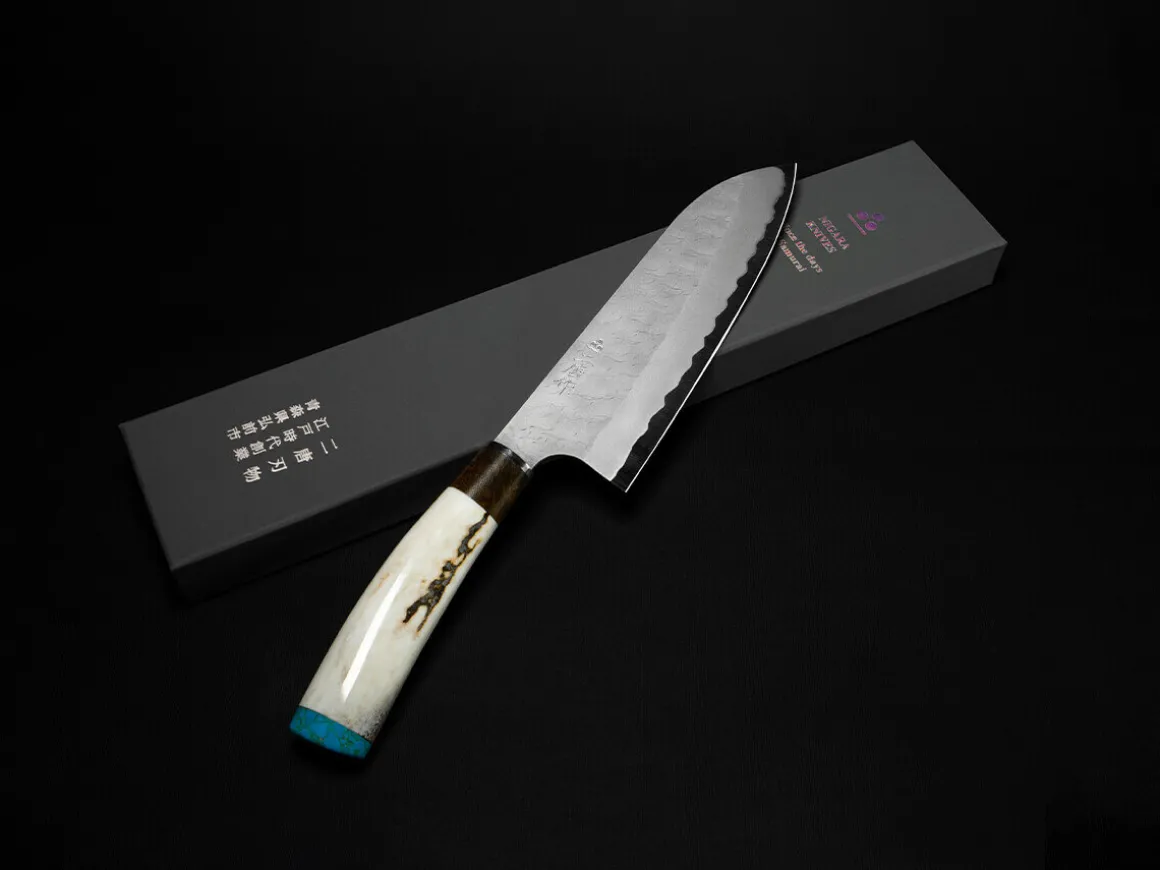 ORYOKI Santokumesser*AS Santoku 180 Tsuchime, Kadzuno-gara