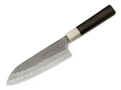 ORYOKI Santokumesser*AS Santoku Tsuchime 180, Ebony Handle
