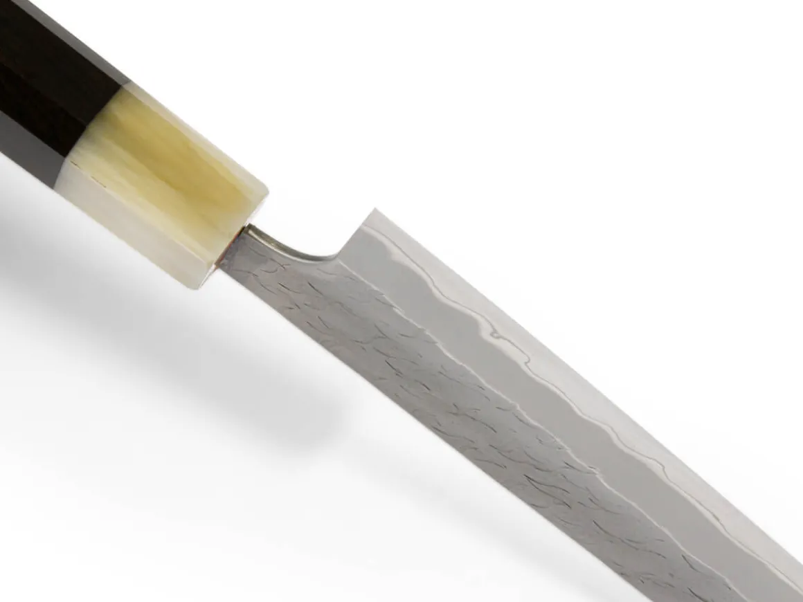 ORYOKI Santokumesser*AS Santoku Tsuchime 180, Ebony Handle