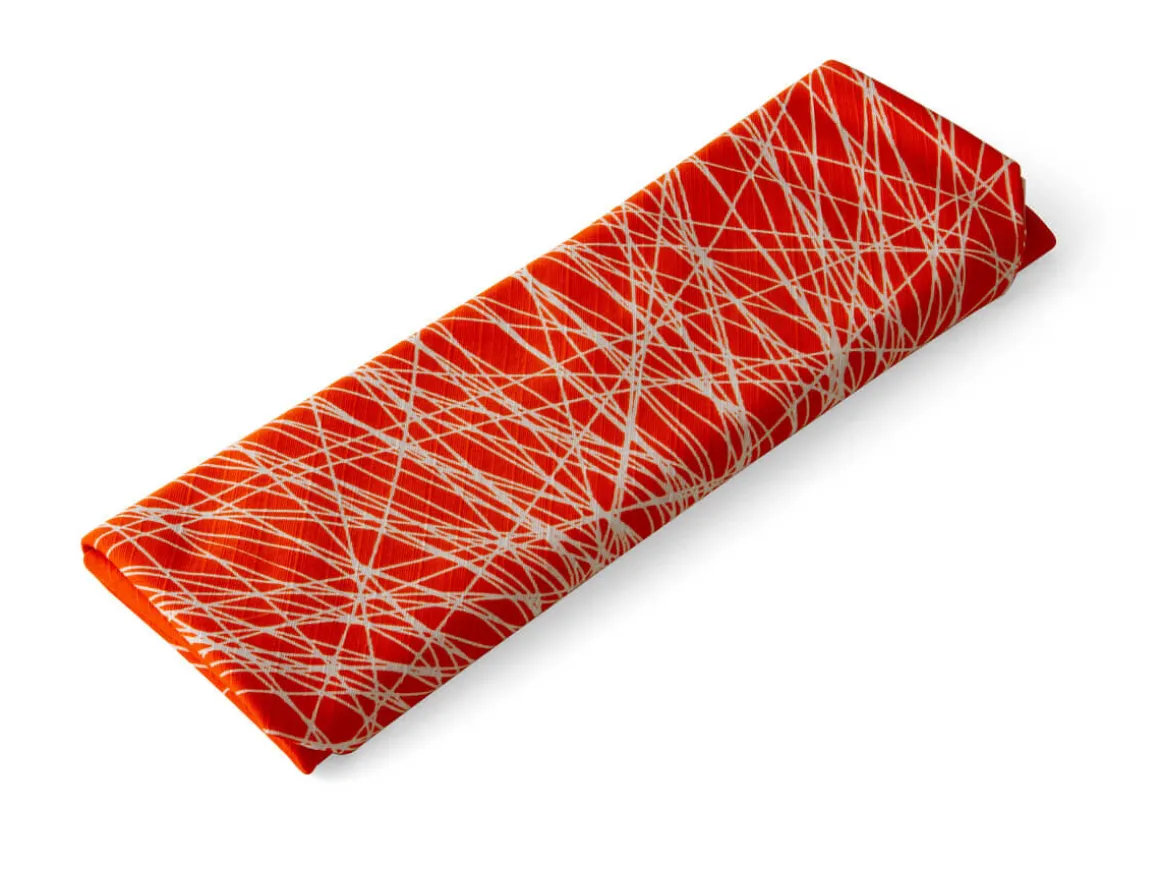 ORYOKI Furoshiki*Baumwolltasche Furoshiki Tsuru, orange, 100 cm