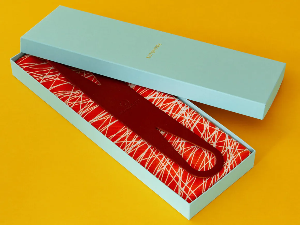 ORYOKI Furoshiki*Baumwolltasche Furoshiki Tsuru, orange, 100 cm