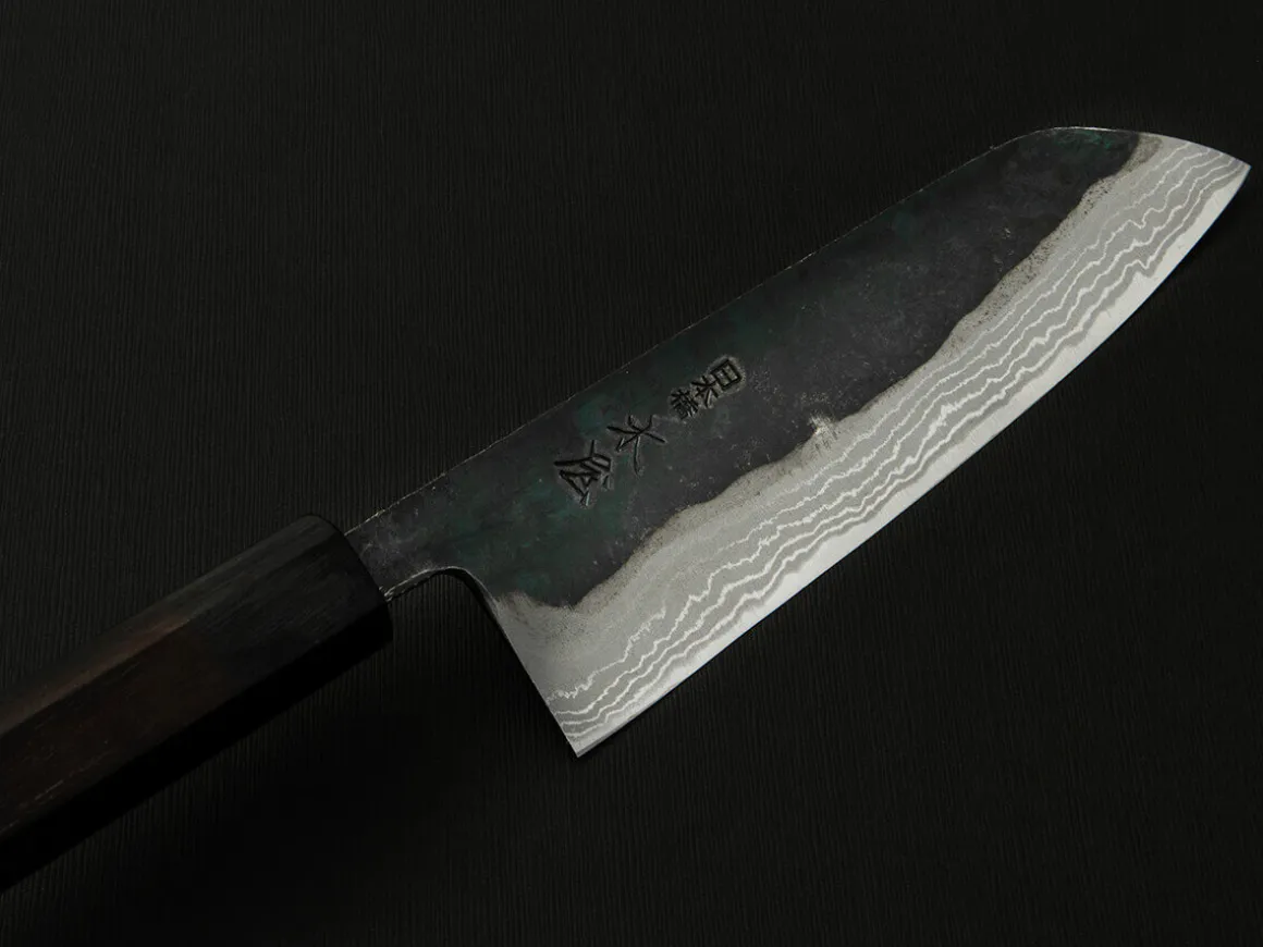 ORYOKI Santokumesser|Damastmesser*Damast Messer SUMINAGASHI Santoku, 11 Lagen