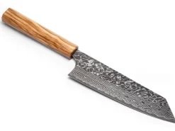 ORYOKI Bunka Messer|Damastmesser*Damastmesser Bunka 170 SG2, 63 Lagen, Olive