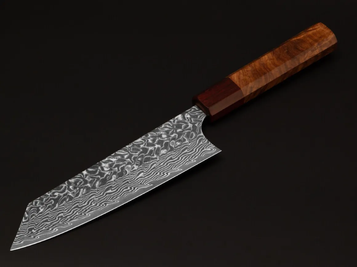 ORYOKI Bunka Messer|Damastmesser*Damastmesser Bunka 170 SG2, 63 Lagen, Quitte