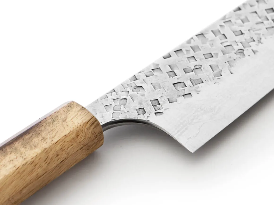 ORYOKI Bunka Messer|Damastmesser*Damastmesser Bunka 170 White Ebony, 35 Lagen