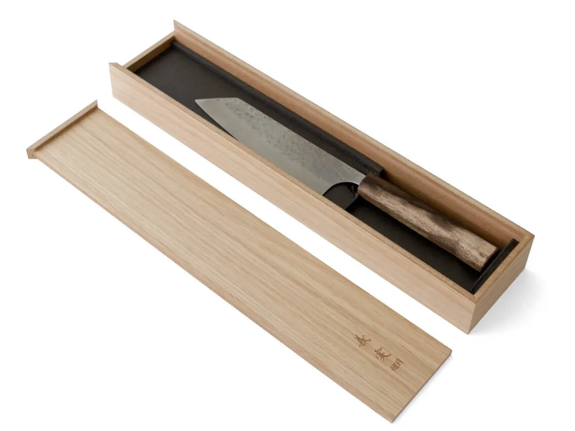 ORYOKI Bunka Messer|Damastmesser*Damastmesser Bunka 170 White Ebony, 35 Lagen