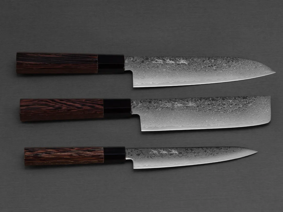 ORYOKI Nakiri Messer|Damastmesser*Damastmesser Ginga Nakiri 165, ZA-18