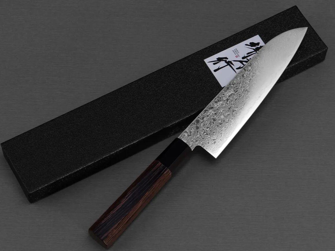 ORYOKI Santokumesser|Damastmesser*Damastmesser Ginga Santoku 180, ZA-18