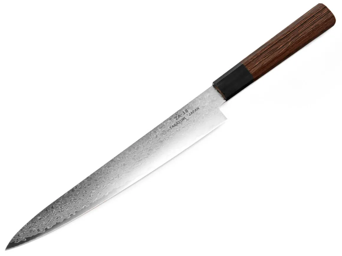 ORYOKI Sashimi Messer|Damastmesser*Damastmesser Ginga Sujihiki 240, ZA-18