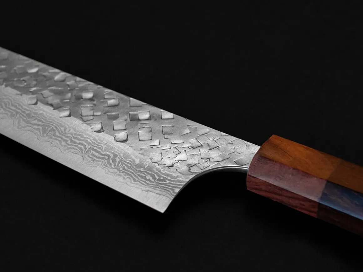 ORYOKI Gyuto Messer|Damastmesser*Damastmesser Gyuto 210 Rose Ebony, 35 Lagen