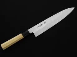 ORYOKI Gyuto Messer|Damastmesser*Damastmesser Gyuto 240, Silver Steel