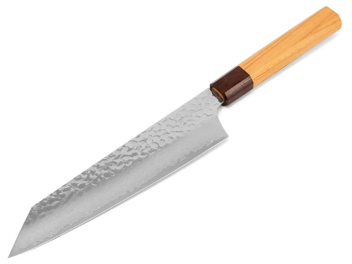 ORYOKI Gyuto Messer|Damastmesser*Damastmesser Kengata Gyuto 190, VG-10, Hammerschlag