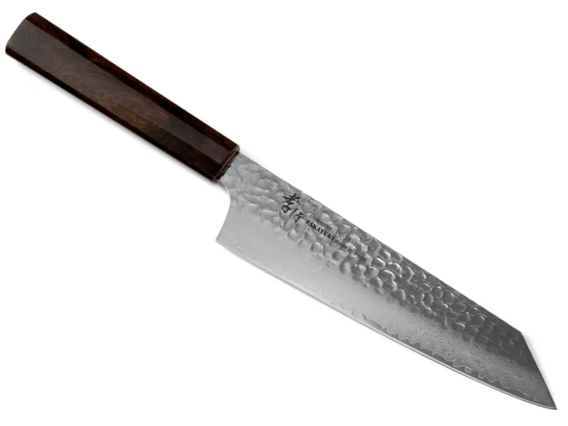 ORYOKI Gyuto Messer|Damastmesser*Damastmesser Kengata Gyuto 190, 33 Lagen, Ebony
