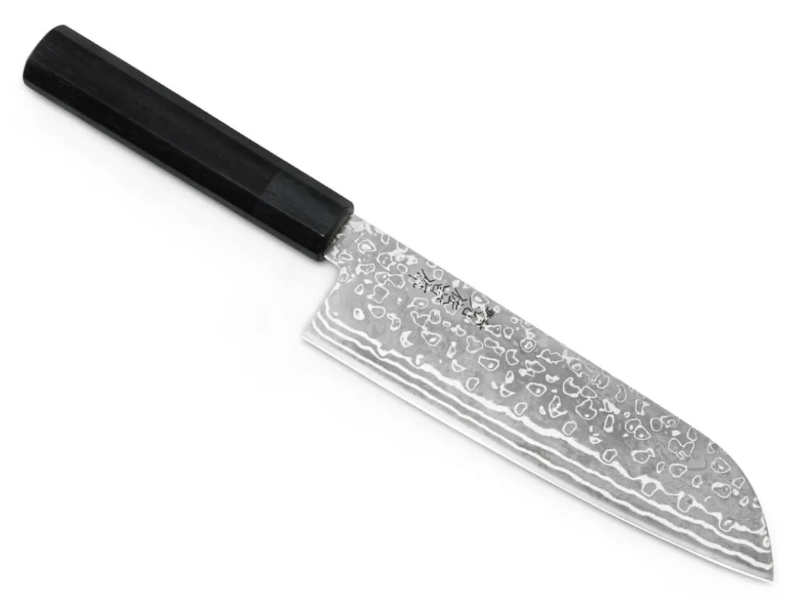 ORYOKI Santokumesser|Damastmesser*Damastmesser Kyusakichi Santoku, ZDP189