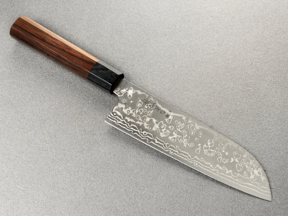 ORYOKI Santokumesser|Damastmesser*Damastmesser Kyusakichi Santoku, ZDP189