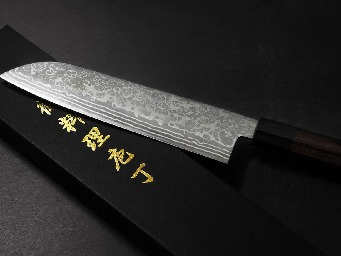 ORYOKI Santokumesser|Damastmesser*Damastmesser Kyusakichi Santoku, ZDP189