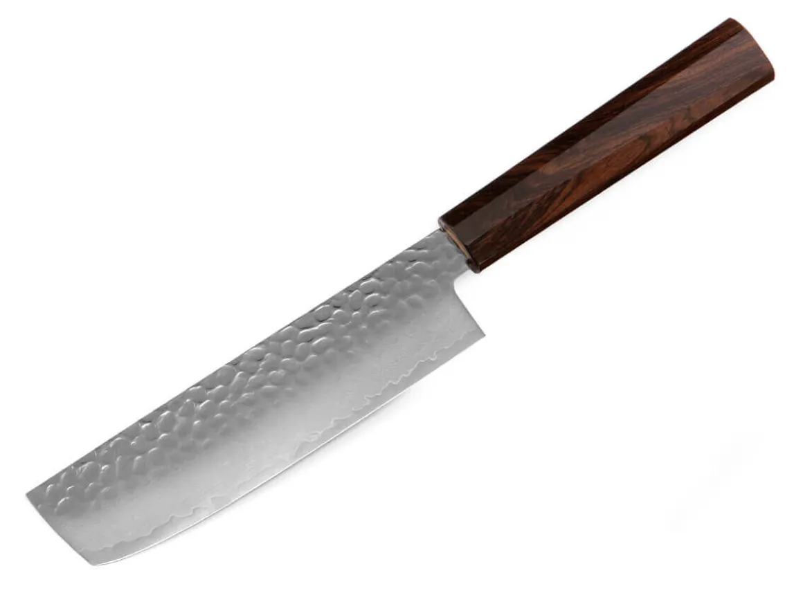 ORYOKI Nakiri Messer|Damastmesser*Damastmesser Nakiri 160, 33 Lagen, Ebony