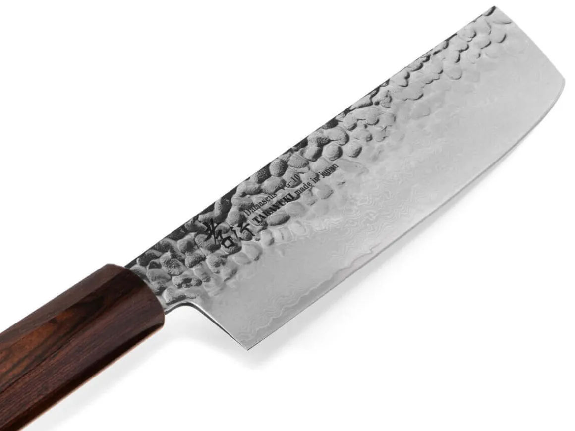 ORYOKI Nakiri Messer|Damastmesser*Damastmesser Nakiri 160, 33 Lagen, Ebony