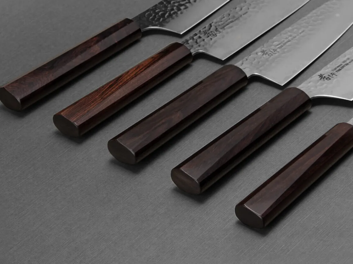 ORYOKI Nakiri Messer|Damastmesser*Damastmesser Nakiri 160, 33 Lagen, Ebony