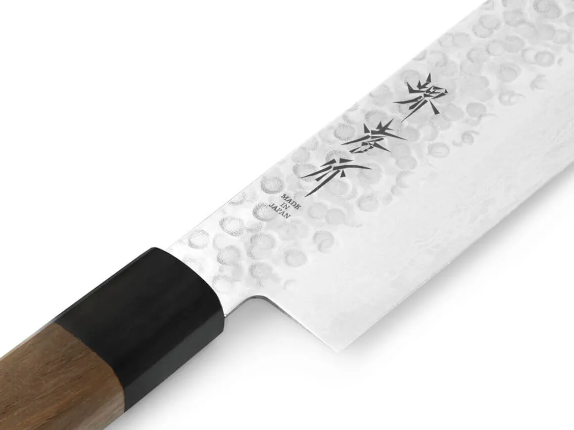 ORYOKI Nakiri Messer|Damastmesser*Damastmesser Nakiri 160, 45 Lagen