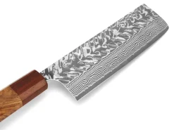 ORYOKI Nakiri Messer|Damastmesser*Damastmesser Nakiri 165 SG2, 63 Lagen, Quitte