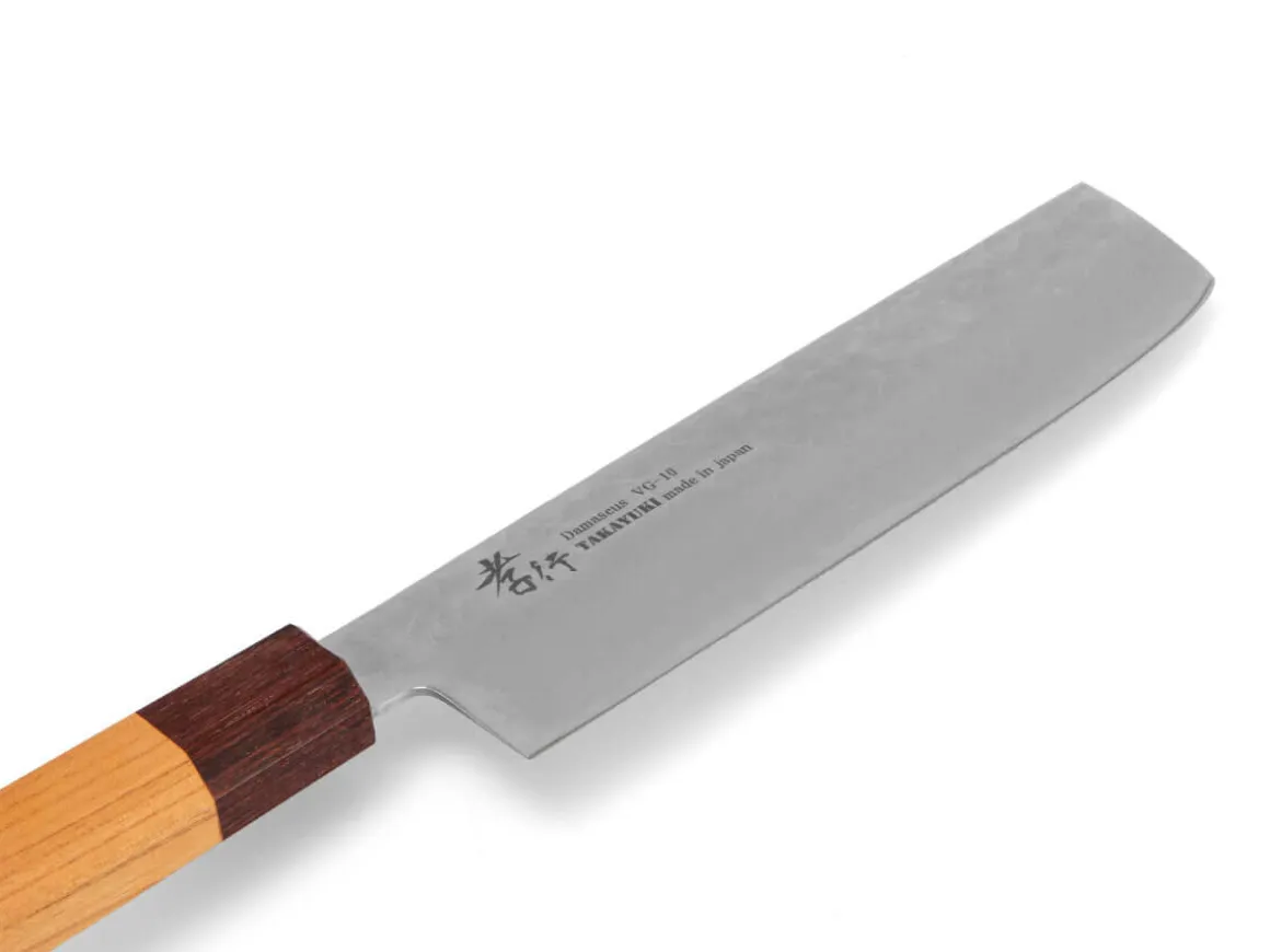 ORYOKI Nakiri Messer|Damastmesser*Damastmesser Nakiri 160, VG-10, Hammerschlag
