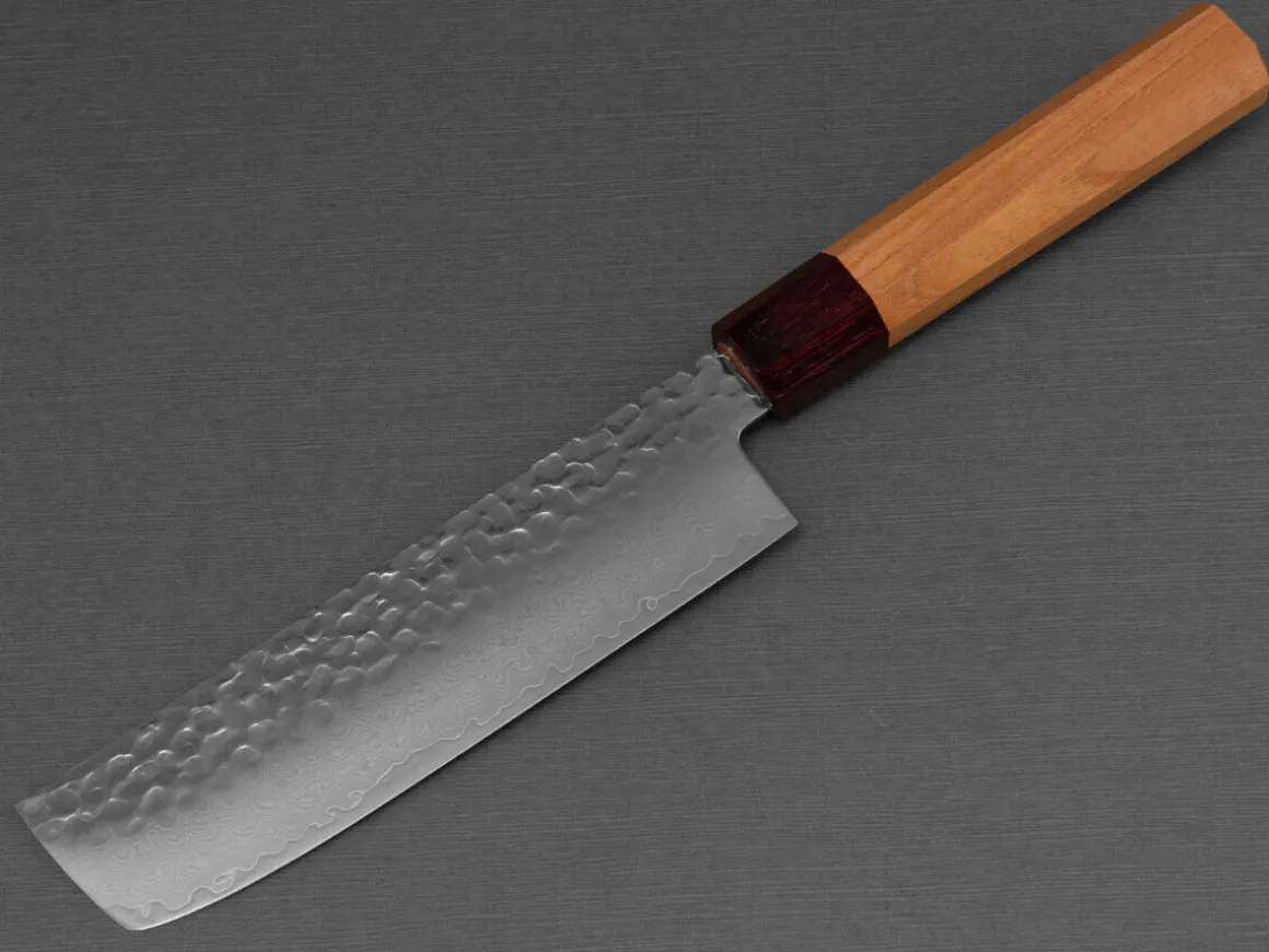 ORYOKI Nakiri Messer|Damastmesser*Damastmesser Nakiri 160, VG-10, Hammerschlag