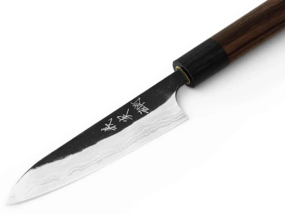 ORYOKI Petty Messer|Damastmesser*Damastmesser Petty 120 Kuroshiage Nami, 12 Lagen