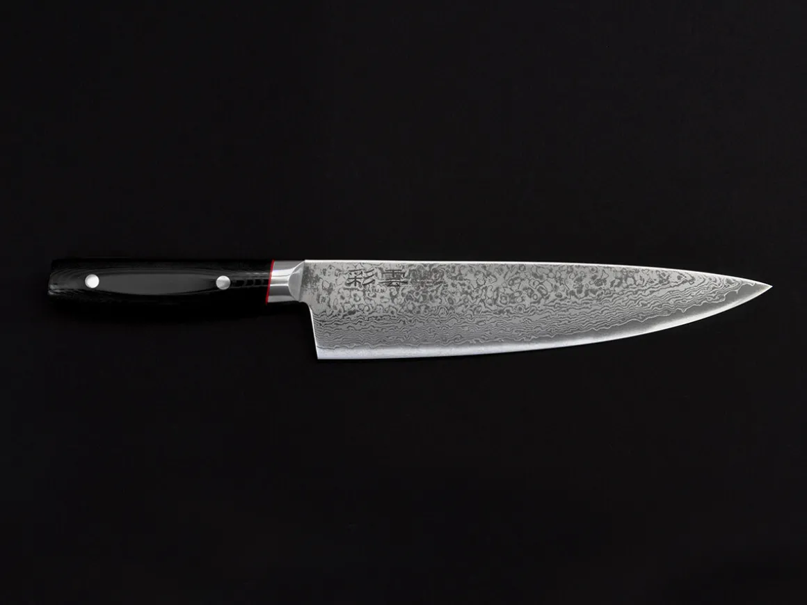ORYOKI Gyuto Messer|Damastmesser*Damastmesser Saiun Gyutou, 230 mm, 32 Lagen