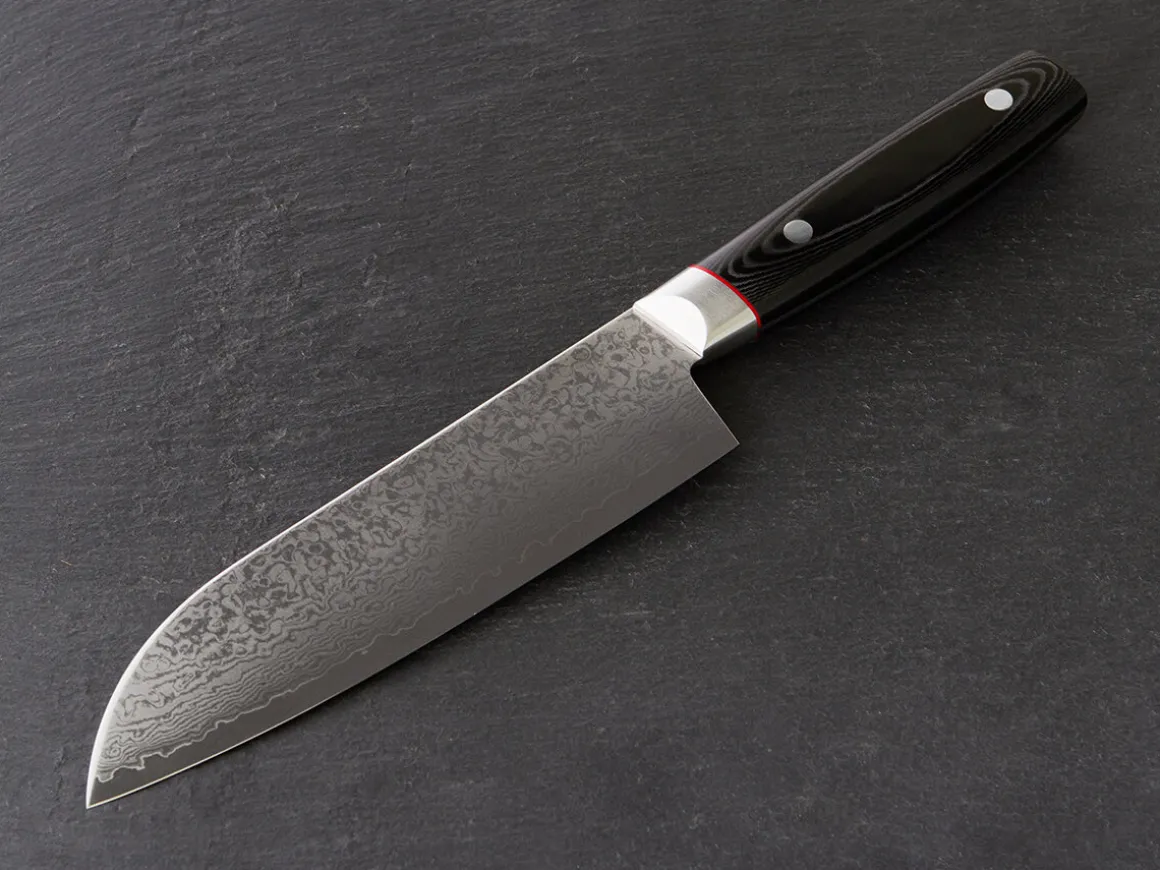 ORYOKI Santokumesser|Damastmesser*Damastmesser Saiun Santoku, 170 mm, 32 Lagen