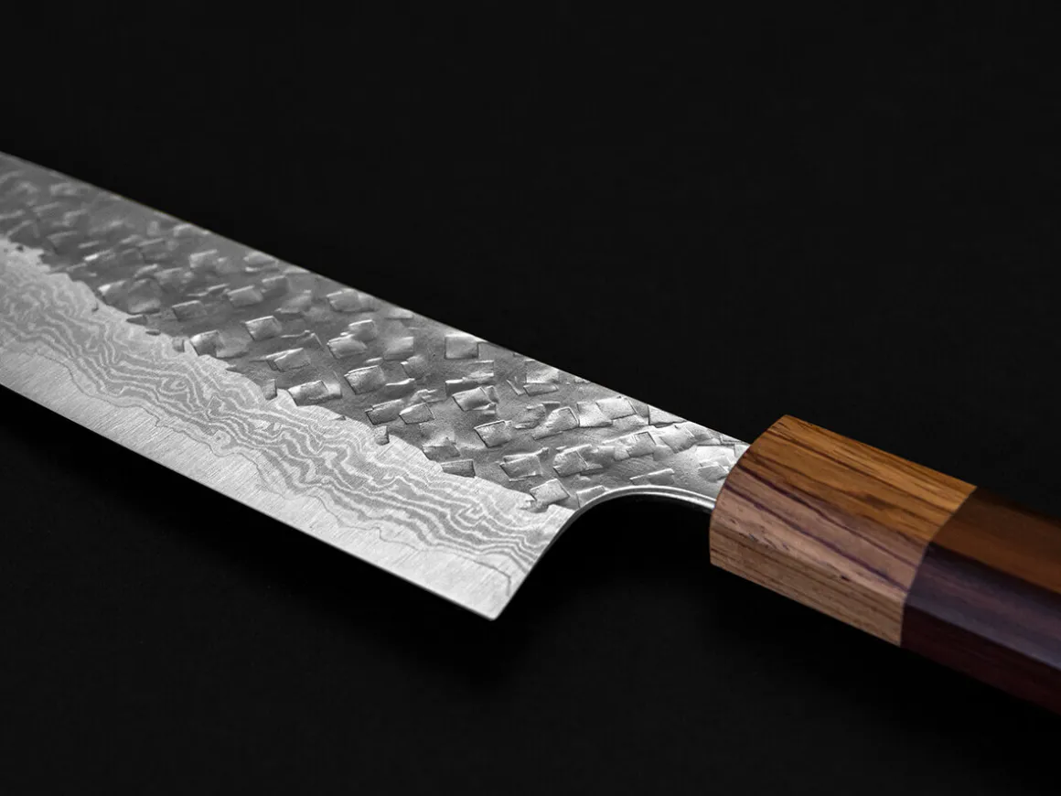 ORYOKI Santokumesser|Damastmesser*Damastmesser Santoku 165 Rose Ebony, 35 Lagen