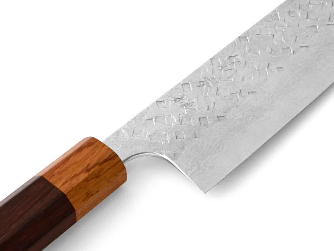 ORYOKI Santokumesser|Damastmesser*Damastmesser Santoku 165 Rose Ebony, 35 Lagen