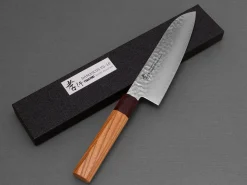 ORYOKI Santokumesser|Damastmesser*Damastmesser Santoku 170, VG-10, Hammerschlag