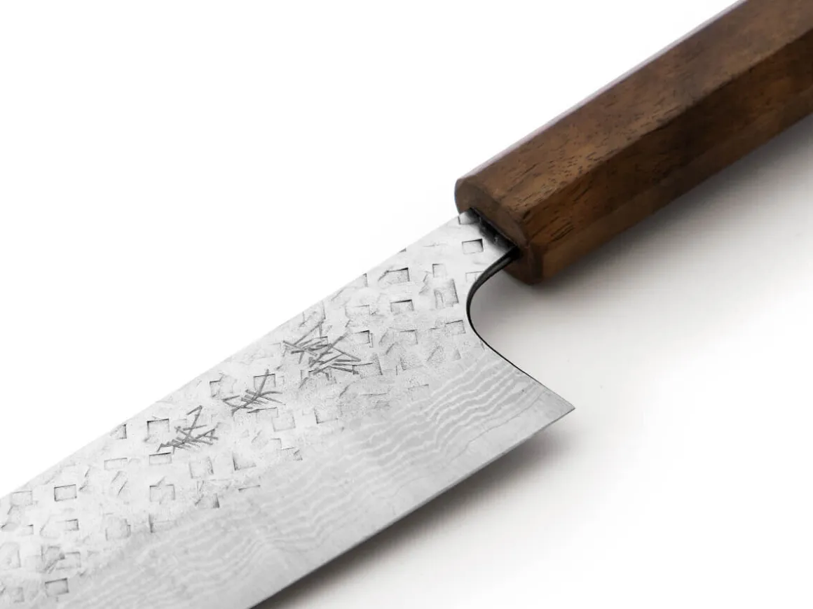ORYOKI Santokumesser|Damastmesser*Damastmesser Santoku 165 White Ebony, 35 Lagen