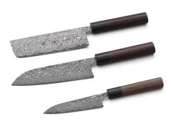 ORYOKI Messersets*Damastmesser Set Santoku II