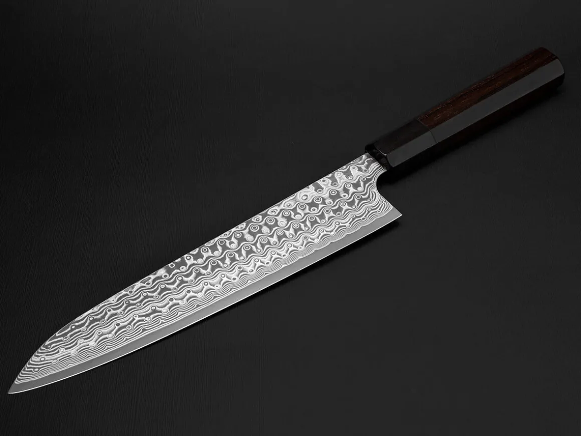 ORYOKI Gyuto Messer|Damastmesser*Damastmesser SPG2 Gyuto 240, 49 Lagen