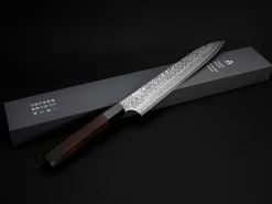 ORYOKI Sushi-Messer|Sashimi Messer*Damastmesser SPG2 Sujihiki 240, 49 Lagen