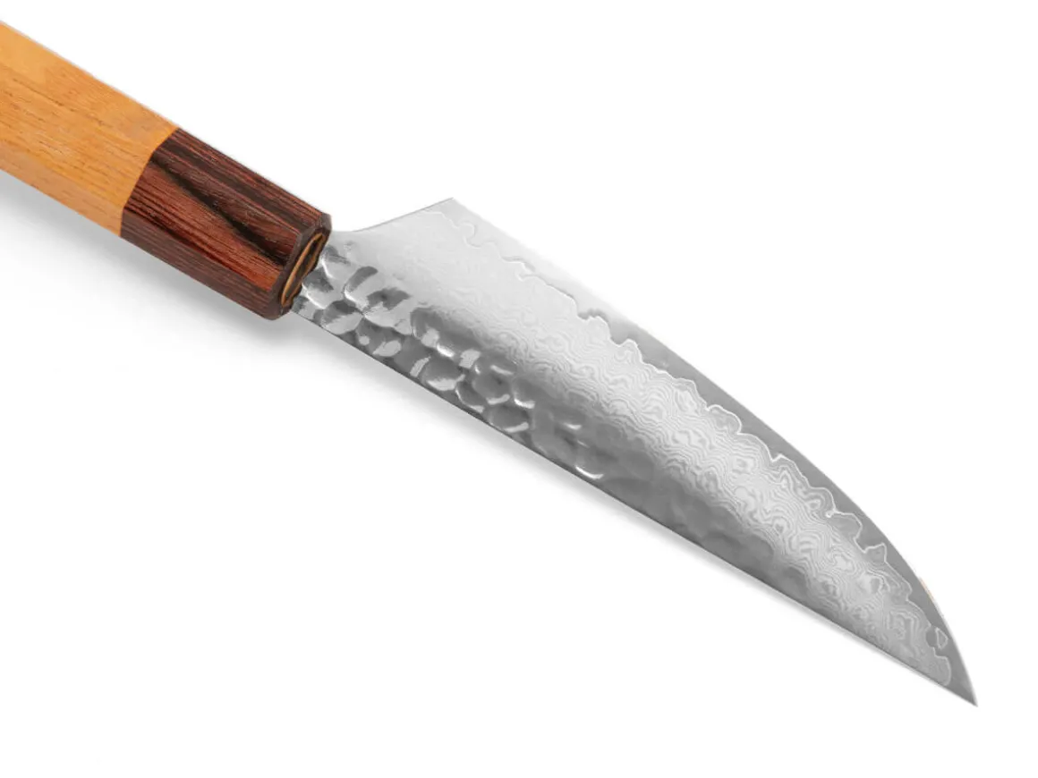ORYOKI Petty Messer|Damastmesser*Damastmesser Steakmesser 120, VG-10, Hammerschlag