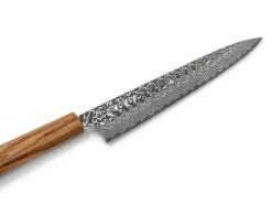 ORYOKI Sashimi Messer|Damastmesser*Damastmesser Sujihiki 270 SG2, 63 Lagen, Olive