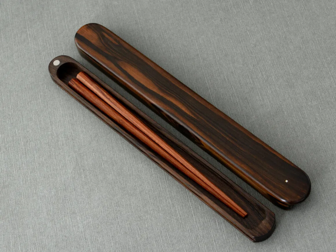 ORYOKI Essstäbchen*Essstäbchen Box L, Ebony