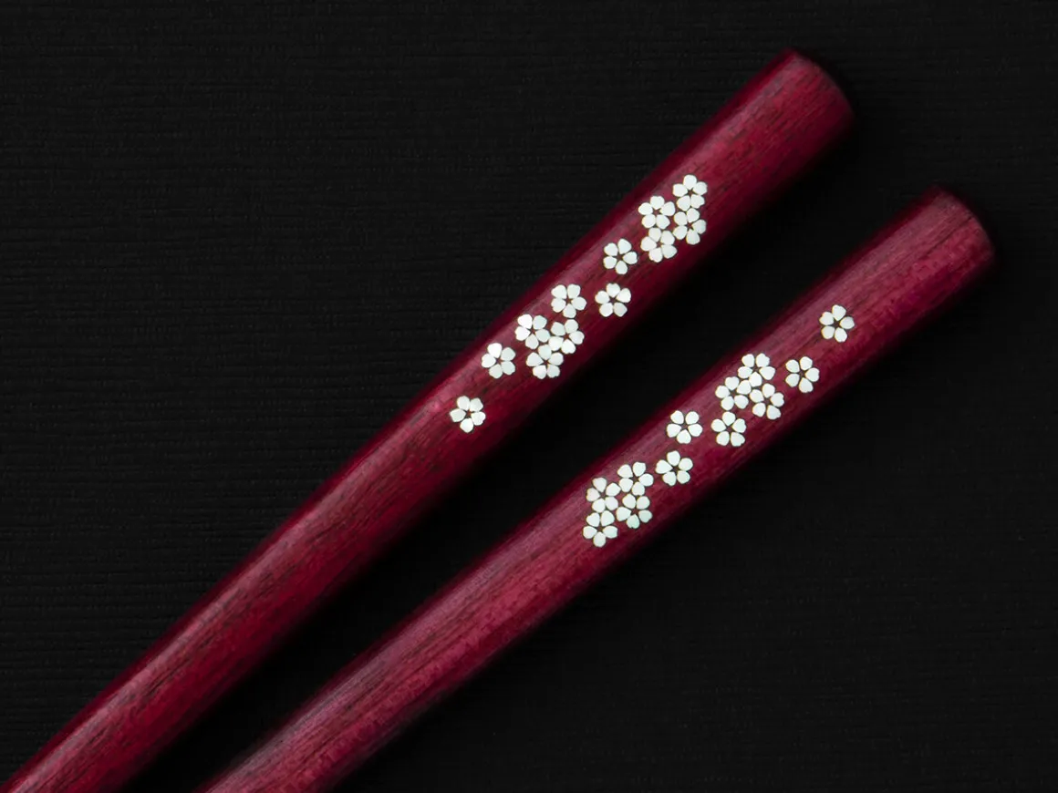 ORYOKI Essstäbchen*Essstäbchen Sakura, Purple Heart