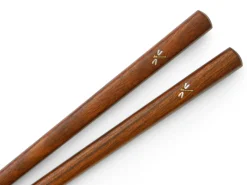 ORYOKI Essstäbchen*Essstäbchen Set mit Ablage Tonbo, Granadillo